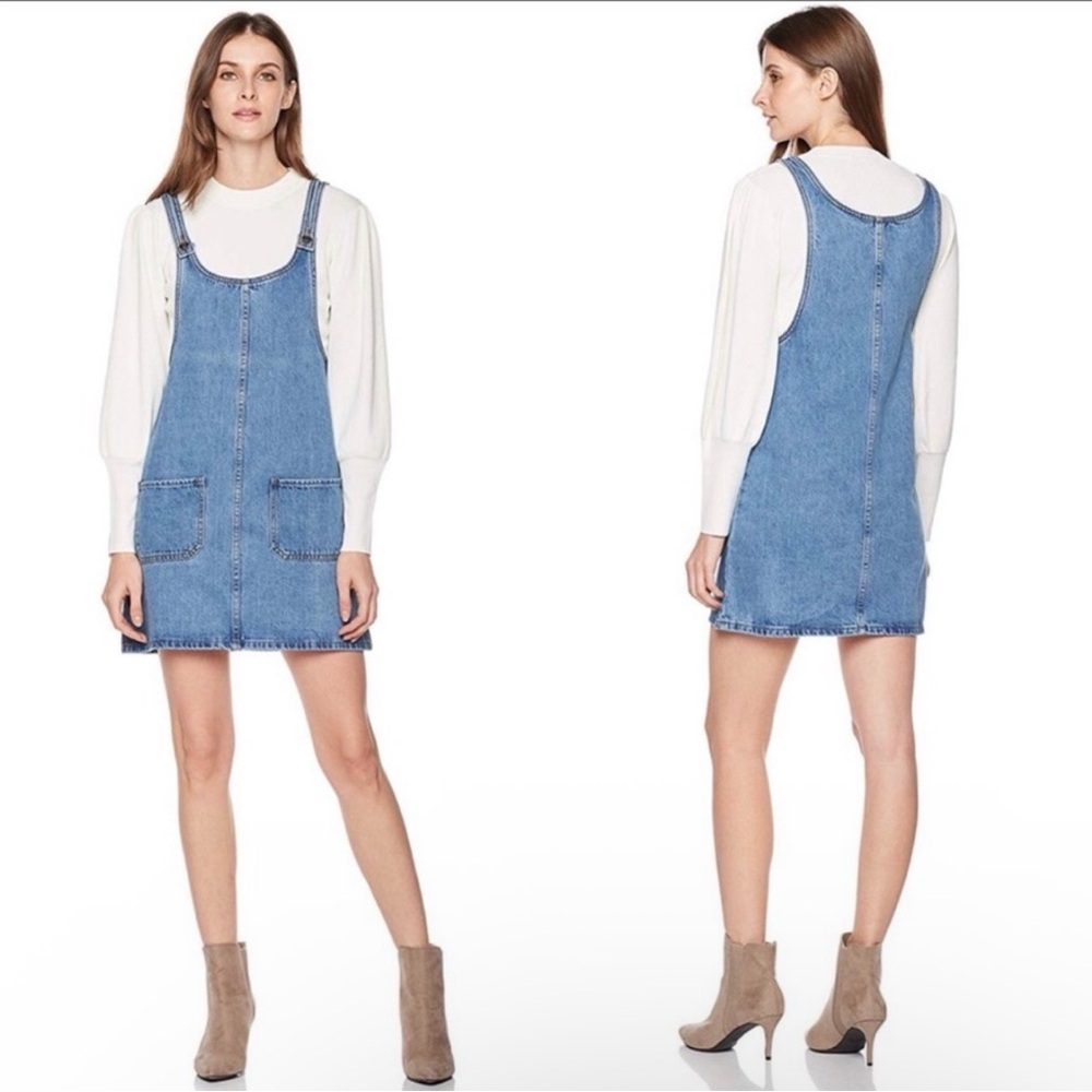 Lily Parker Overall Denim Dress, Size M